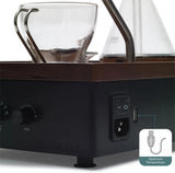 Coffee Alarm Clock Coffee Maker- Black Walnut image 4
