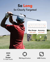 1200 Yards Laser Range Golf Rangefinder with Slope image 2