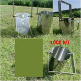 Water Quality Sampler Device Environmental Water Sampler Water Sampling Pole,Telescopic Rod Water Quality Sampler 1000ml Water Sampling Bucket Vertical Swing Sampler Retractable Water Sampli image 3