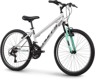 Mountain Hardtail Mountain Bike for Boys/Girls/Men/Women, 20"/24"/26" Sizes, 6 or 21 Speed Shimano Twist Shifting, Front or Dual Suspension, Comfort Saddle, Sleek Colors
