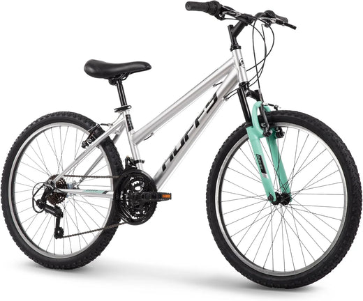 Mountain Hardtail Mountain Bike for Boys/Girls/Men/Women, 20"/24"/26" Sizes, 6 or 21 Speed Shimano Twist Shifting, Front or Dual Suspension, Comfort Saddle, Sleek Colors