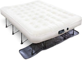 EZ-Bed (King) Air Mattress with Frame & Rolling Case, Self Inflatable, Blow Up Bed Auto Shut-Off, Comfortable Surface AirBed, Best for Guest, Travel, Vacation, Camping image 2