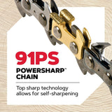 15 Ampere - Automatic sharpening cordless electric chainaw image 2