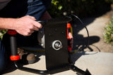 1500W industrial trenching machine enclosure features a soil excavation power head, including a 6-inch digging auger bit kit image 3