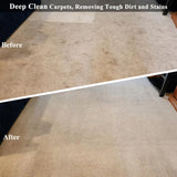 Commercial Floor Scrubber Machine with Brushes and Pads, Heavy Duty Floor Buffer Polisher and Cleaner- Deep Cleaning Tile and Grout, Hardwood Floors and Carpets without Getting on Hands and Knees image 3