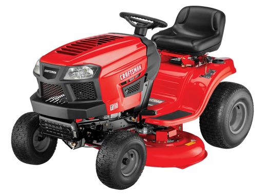Craftsman T110 42-in Riding Lawn Mower -- 17.5 HP Briggs & Stratton Engine -- 7-Speed Transmission -- Model 13AN77XS093