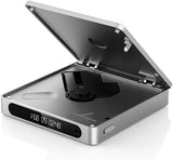 Multifunctional portable stereo CD player, equipped with long-lasting batteries, supports USB copying function, has optical/coaxial/3.5mm/4.4mm output interfaces (transparent (Bluetooth)) image 3