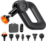 Professional massage gun - deep tissue impact massage, 16mm amplitude, suitable for professional muscle massager for athletes, can relieve pain, quiet electric back massager, as a gift for him