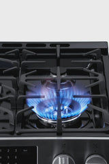 Kenmore 22-76853 5.6 cu. ft. Front-Control 5 Burner True Convection Gas Range with Oven, Large Window, Three Oven Racks, Dishwasher Safe Cast Iron... image 6
