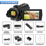Video Camera Vlogging Camera Recorder FHD 1080P image 2