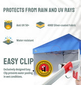 10X10 Comercial Instant Canopy Pop Up Tent with Center Lock (10x10 with 4 Sidewalls, Grey) image 4