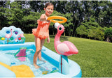 Inflatable Jungle Adventure Play Center – 96′′ x 78′′ x 28′′ – Kiddie Pool for Ages 2 and Up image 4