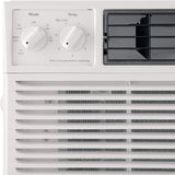 5000-watt window air conditioner, with a cooling area of 250 square feet, operates quietly, has easy and convenient temperature adjustment, 2 fan speeds, automatic restart function, and a white appearance image 2