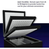 Chest Freezer – 3.5 Cu Ft with 2 Removable Baskets – Reach In Freezer Chest – Quiet Compact Freezer – 7 Temperature Settings – Black image 4