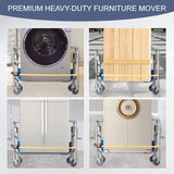 Furniture and crates handling vehicles, mechanical equipment moving carts (with a 1210-pound carrying capacity), used for safe handling of cabinets, furniture and crates image 3