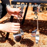 Folding Grill Table Metal Portable, Good Load-Bearing Capacity Items Can Be Hung on The Edge, Portable Camping Table, for Outdoor Picnic, BBQ, Cooking image 2