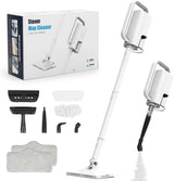 Steam Cleaner, 6 in1 Rotated Steam Mop Cleaner with 2 Modes, 2 Microfiber Pads, 400ML Removable Tank, 23FT Power Cable, Detachable Steam Mops for Floor, Laminate Floor, Tiles Cleaning (Light Blue) image 3