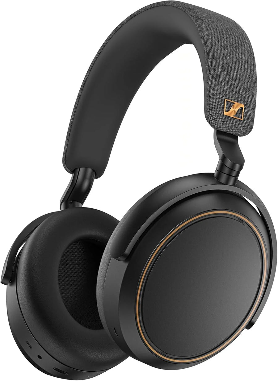 Consumer-grade audio power 4 wireless headphones - Support Bluetooth connection, equipped with adaptive noise cancellation function, clear calls, up to 60 hours of battery life, and customizable sound effects. White model.