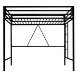 Junior Loft Bed Twin Size, Heavy Duty Twin Bed Frame image 3
