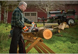18-inch 15 Amp Self-Sharpening Corded Electric Chainsaw, with Integrated Self-Sharpening System (PowerSharp), 120V, Grey, Black image 2