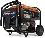 8,000-Watt Gas-Powered Portable Generator - Electric Start with COsense - PowerRush Advanced Technology - Reliable Power for Emergencies, Recreation, Home - 49 State Compliant - Orange/Black image 2