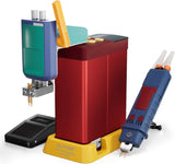 4500-watt super capacitor pulse battery welding machine, a DIY tool suitable for repairing 18650 lithium battery packs, equipped with a handle-type push welding arm and foot pedal switch, capable of continuous operation for 24 hours.