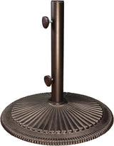 50-pound classic market model sunshade stand (matte black coating)