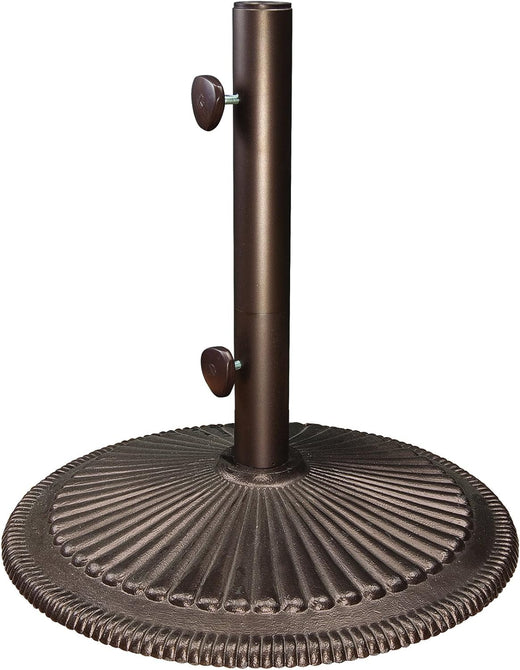 50-pound classic market model sunshade stand (matte black coating)
