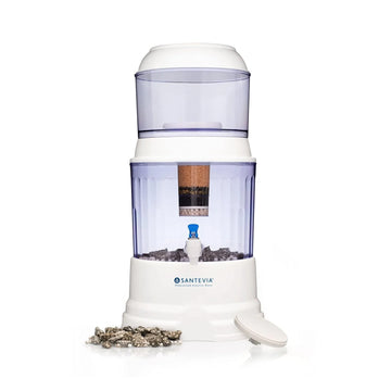 Counter-top type - Enhanced alkaline and fluoride filter | Household water filter that makes water alkaline and adds minerals | Chlorine and fluoride filter