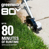 80V 8 inch Brushless Edger, Battery Not Included ED80L00 image 3