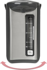 Water heater and hot water dispenser, capacity 135 ounces, stainless steel gray image 2