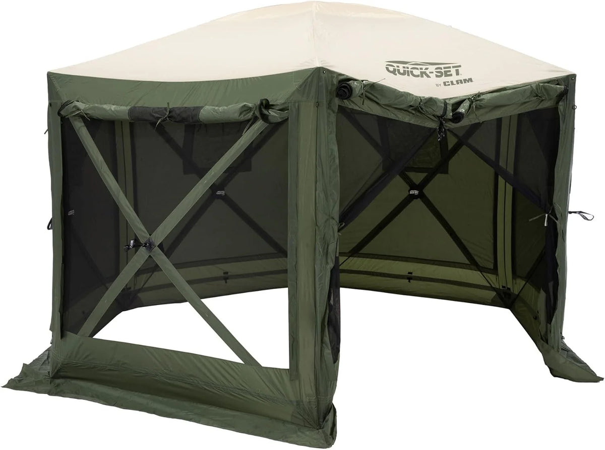 Screen Tent, Outdoor Camping Gazebo Canopy, Escape, 11.5', Brown