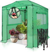 EAGLE PEAK 8x6 Portable, Heavy-Duty, Walk-in Pop-up Greenhouse, Indoor Outdoor Gardening Green House image 2