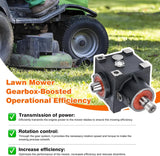 Grass mower chassis gearbox, compatible with John Deere 425, 445, and 455 tractors, suitable for 48-inch, 54-inch, and 60-inch grass mower chassis, replaceable image 4