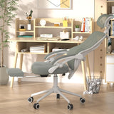 Ergonomic Office Chair - Adjustable Lumbar & Headrest, 90-160° Reclining with Footrest, Breathable Mesh Back - Home Office/Gaming Computer Chair (Black, 300lbs Capacity) image 2