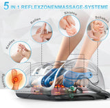 Therapeutic foot massager with heat therapy: Suitable for nerve disorders, plantar fasciitis and pain relief. This FSA/HSA compliant foot massager is suitable for home/office use to massage the feet/legs/shins/ankles. It is suitable for both women an image 2