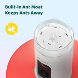Hummingbird Feeder (Outdoor Hanging Type, with Camera, Ant-proof Groove), supports real-time viewing via 1080P high-definition application, equipped with artificial intelligence hummingbird recognition function, automatic recording and alarm function image 3