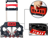 Hand Cart-Home Small Trailer Luggage Cart Folding Trolley Car Outdoor Goods Shopping Trolley Cart Truck image 4