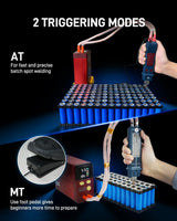 4500-watt super capacitor pulse battery welding machine, a DIY tool suitable for repairing 18650 lithium battery packs, equipped with a handle-type push welding arm and foot pedal switch, capable of continuous operation for 24 hours. image 3