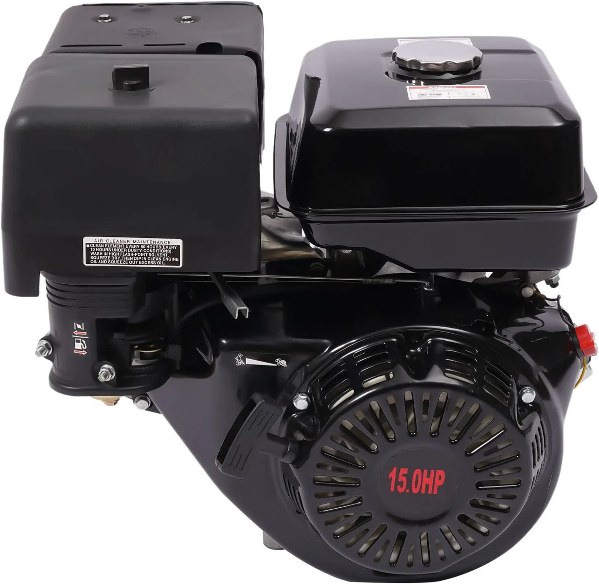 150CC 4 Stroke Engine Motor, Gy6 Single Cylinder Complete Engine Kit for 110cc-150cc Atvs and Go Karts and 11" Long Box Engine Size Scooters High-Flow Oil Pump CVT Carburetor Top Mount