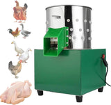 Chicken Plucker, Poultry De-featherer with 110 Rubber Fingers, 60W High-Efficiency Hair Plucking, Stainless Steel, for Duck Goosey Farm