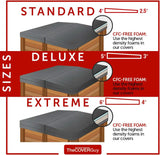 Premium Hot Tub Cover | Custom Made Replacement Spa Cover | Energy-Saving Hot Tub Covers Built for All Climates | 6, 5, or 4 inch Taper image 2