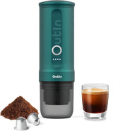 Nano Portable Electric Espresso Machine, Travel Coffee Maker for Camping, Car Coffee Maker Self-Heating with USB-C, With Ground Coffee & NS Capsule for RV, Hiking, Office image 3