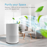 A truly efficient air filter household air purifier, capable of removing 99.9% of dust, smoke, pet dander, odors, and volatile organic compounds, with a coverage area of up to 1500 square feet. A quiet air purifier with intelligent sensors, suitable image 3