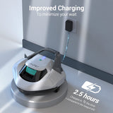 Cordless Robotic Pool Cleaner, Pool Vacuum with Dual-Drive Motors image 4