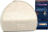 Sunrise alarm clock, audio equipment, smart lamp (rubber material) - White noise mode, screen-free sleep program