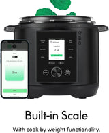 Intelligent oven and fryer combo, 11 integrated functions - countertop convection oven for baking, roasting, air frying, baking, dehydrating, 1750 watt power, 25 gallon capacity, controlled by touch screen for quick cooking - black image 2