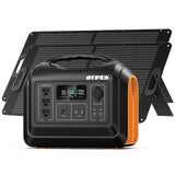 OUPES 1800W 1488Wh Portable Power Station with 2x100W Solar Panel,Solar Generator for Outdoor Camping,Home Backup,Emergency,RV