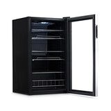 Beverage Refrigerator Cooler | 126 Cans Free Standing with Right Hinge Glass Door image 3