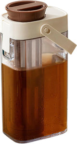 Iced Tea Pitcher, Tea Beverage Container, Leak Proof Dispenser with Transparent and Large Capacity Design for Outdoor Picnics, Parties, or Barbecues, 1 Piece image 3